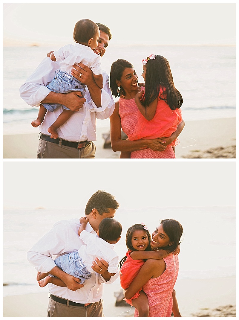OC family beach session. Playful, natural and true lifestyle family photographer.